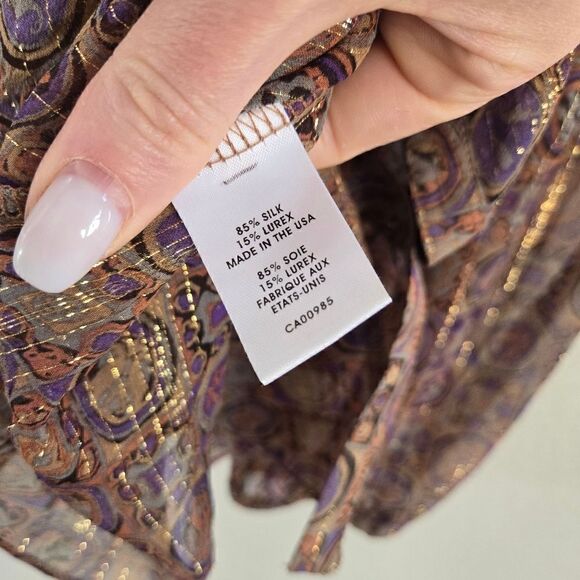 Nanette Lepore silk Blouse Top size 4 S - Picture 2 of 12